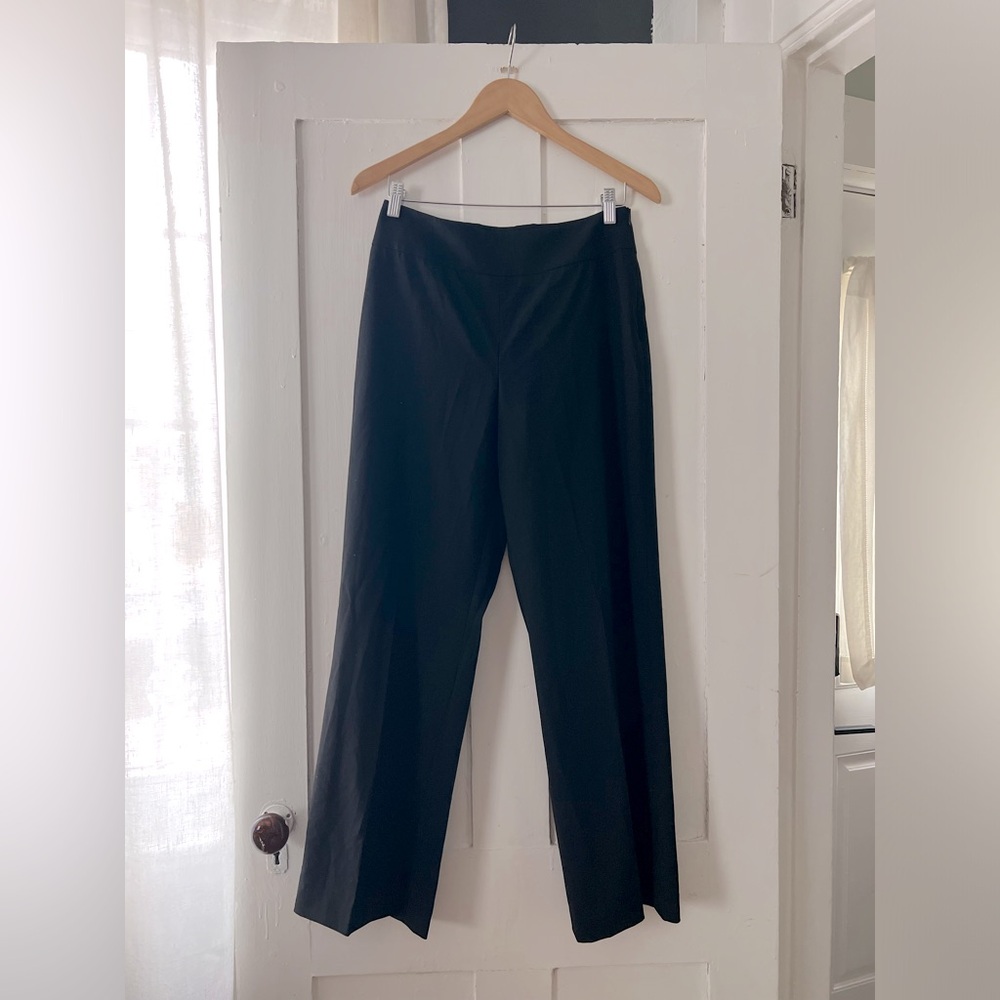 Akris Punto Women’s 100% Wool Flat Front Wide Leg Ankle Pant Size 6